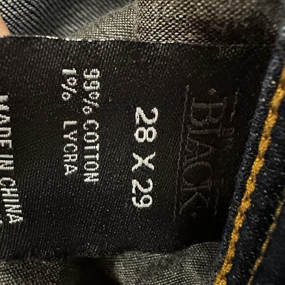 Buckle Black Jeans Womens 28 Blue Skinny Fit 53 Stretch Ankle Midrise Rips - Picture 9 of 15